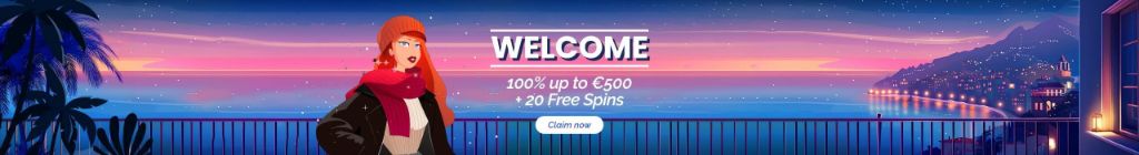 Azur Casino Welcome Bonus — 100% up to €500 plus 20 Free Spins